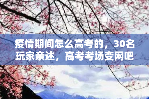 疫情期间怎么高考的，30名玩家亲述，高考考场变网吧？防疫疑点让大神都绷不住了！