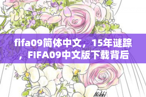 fifa09简体中文，15年谜踪，FIFA09中文版下载背后的时光密码，泪目了谁的游戏青春？