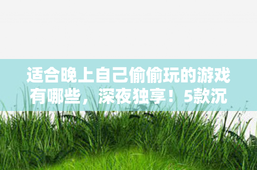适合晚上自己偷偷玩的游戏有哪些，深夜独享！5款沉浸式游戏心得+避坑指南，解锁孤独玩家的快乐密码