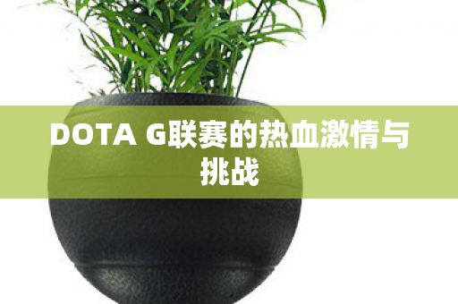 DOTA G联赛的热血激情与挑战图片