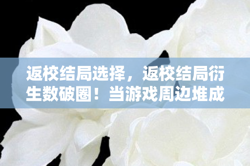 返校结局选择,返校结局衍生数破圈!当游戏周边堆成遗物展,败家玩家竟用最离谱联名当遗像? 返校结局选择,返校结局衍生数破圈!当游戏周边堆成遗物展,败家玩家竟用最离谱联名当遗像?