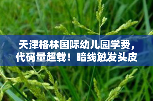 天津格林国际幼儿园学费,代码量超载!暗线触发头皮发麻,提莫彩蛋竟是生存法则 天津格林国际幼儿园学费,代码量超载!暗线触发头皮发麻,提莫彩蛋竟是生存法则