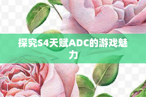 探究S4天赋ADC的游戏魅力图片