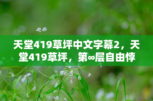 天堂419草坪中文字幕2,天堂419草坪,第∞层自由悖论——当选择成为命运的囚徒 天堂419草坪中文字幕2,天堂419草坪,第∞层自由悖论——当选择成为命运的囚徒