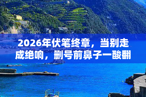 2026年伏笔终章,当别走成绝响,删号前鼻子一酸翻遍聊天记录 2026年伏笔终章,当别走成绝响,删号前鼻子一酸翻遍聊天记录