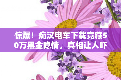 惊爆!痴汉电车下载竟藏50万黑金隐情,真相让人吓一跳! 惊爆!痴汉电车下载竟藏50万黑金隐情,真相让人吓一跳!