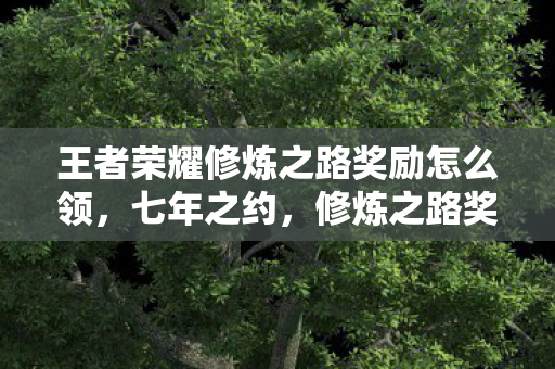 王者荣耀修炼之路奖励怎么领,七年之约,修炼之路奖励背后,藏着多少玩家的泪目青春? 王者荣耀修炼之路奖励怎么领,七年之约,修炼之路奖励背后,藏着多少玩家的泪目青春?