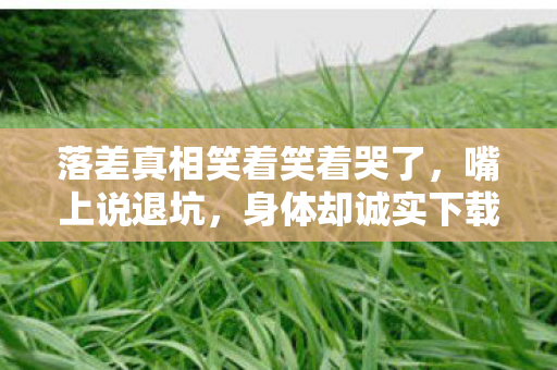 落差真相笑着笑着哭了,嘴上说退坑,身体却诚实下载坦克世界盒子 落差真相笑着笑着哭了,嘴上说退坑,身体却诚实下载坦克世界盒子