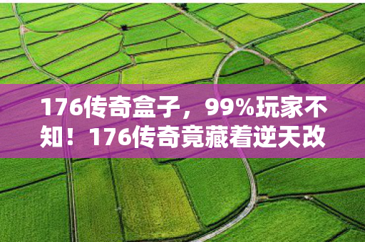 176传奇盒子,99%玩家不知!176传奇竟藏着逆天改命机制,颠覆你的热血认知! 176传奇盒子,99%玩家不知!176传奇竟藏着逆天改命机制,颠覆你的热血认知!
