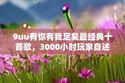 9uu有你有我足矣最经典十首歌，3000小时玩家自述，当9uu成为第4个家人，谁在偷走我们的真实人生？