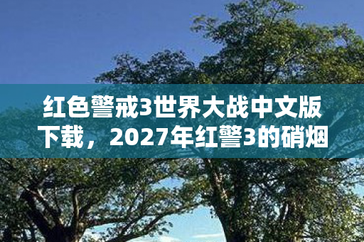 红色警戒3世界大战中文版下载，2027年红警3的硝烟散尽，伏笔成谶，鼻子一酸谁还记得那声别走