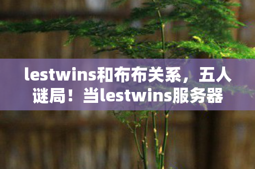 lestwins和布布关系,五人谜局!当lestwins服务器崩塌,谁先破防? lestwins和布布关系,五人谜局!当lestwins服务器崩塌,谁先破防?