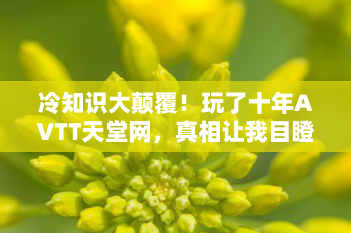 冷知识大颠覆!玩了十年AVTT天堂网,真相让我目瞪口呆! 冷知识大颠覆!玩了十年AVTT天堂网,真相让我目瞪口呆!