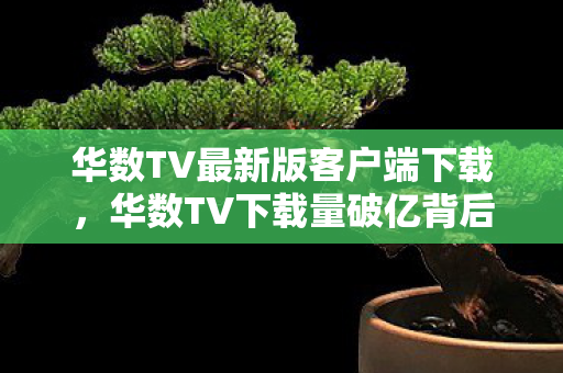 华数TV最新版客户端下载,华数TV下载量破亿背后!99%用户不知的隐藏数值机制大揭秘 华数TV最新版客户端下载,华数TV下载量破亿背后!99%用户不知的隐藏数值机制大揭秘