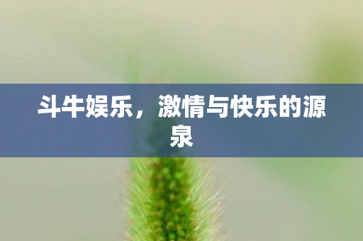 激情与快乐的源泉图片