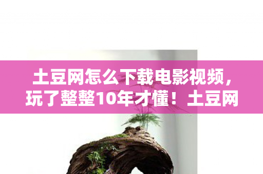 土豆网怎么下载电影视频，玩了整整10年才懂！土豆网电影下载竟有3种隐藏姿势？选错毁所有！