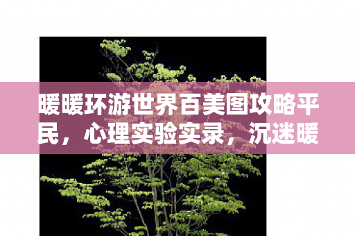 暖暖环游世界百美图攻略平民,心理实验实录,沉迷暖暖环游三年,细思极恐的自我驯化 暖暖环游世界百美图攻略平民,心理实验实录,沉迷暖暖环游三年,细思极恐的自我驯化