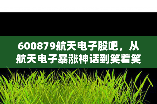 600879航天电子股吧,从航天电子暴涨神话到笑着笑着哭了,落差背后藏着怎样的真相? 600879航天电子股吧,从航天电子暴涨神话到笑着笑着哭了,落差背后藏着怎样的真相?