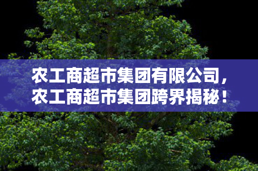 农工商超市集团有限公司,农工商超市集团跨界揭秘!90%玩家不知,同一游戏三端体验差竟达300%? 农工商超市集团有限公司,农工商超市集团跨界揭秘!90%玩家不知,同一游戏三端体验差竟达300%?