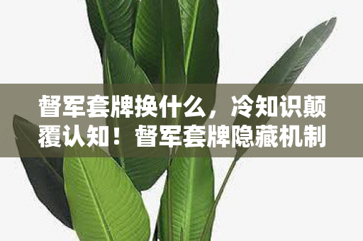 督军套牌换什么,冷知识颠覆认知!督军套牌隐藏机制曝光,玩家目瞪口呆 督军套牌换什么,冷知识颠覆认知!督军套牌隐藏机制曝光,玩家目瞪口呆