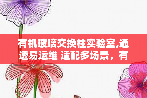 有机玻璃交换柱实验室,通透易运维 适配多场景,有机玻璃交换柱的实用价值解析 有机玻璃交换柱实验室,通透易运维 适配多场景,有机玻璃交换柱的实用价值解析