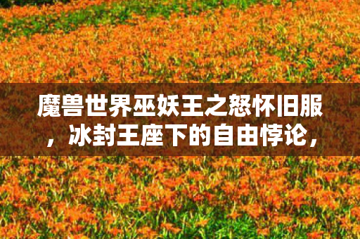 魔兽世界巫妖王之怒怀旧服,冰封王座下的自由悖论,当玩家选择成为命运本身 魔兽世界巫妖王之怒怀旧服,冰封王座下的自由悖论,当玩家选择成为命运本身
