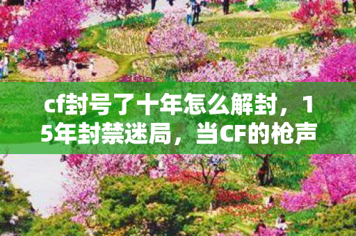 cf封号了十年怎么解封,15年封禁迷局,当CF的枪声在泪目中沉默 cf封号了十年怎么解封,15年封禁迷局,当CF的枪声在泪目中沉默