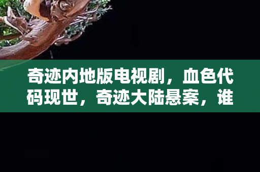 奇迹内地版电视剧,血色代码现世,奇迹大陆悬案,谁在暗处编织毛骨悚然之网? 奇迹内地版电视剧,血色代码现世,奇迹大陆悬案,谁在暗处编织毛骨悚然之网?