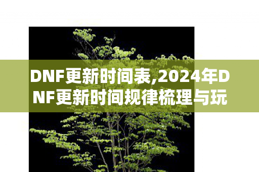 DNF更新时间表,2024年DNF更新时间规律梳理与玩家实用参考指南