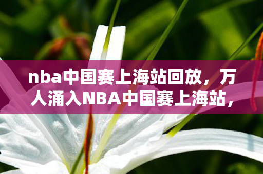 nba中国赛上海站回放,万人涌入NBA中国赛上海站,神秘人数谜团竟让全场观众集体破防! nba中国赛上海站回放,万人涌入NBA中国赛上海站,神秘人数谜团竟让全场观众集体破防!