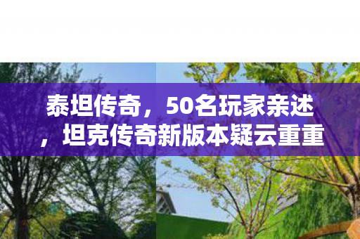 泰坦传奇，50名玩家亲述，坦克传奇新版本疑云重重，这操作真绷不住了！