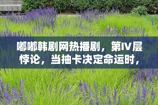 嘟嘟韩剧网热播剧，第Ⅳ层悖论，当抽卡决定命运时，自由意志在云端碎成齑粉