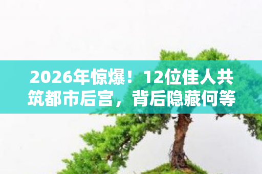 2026年惊爆!12位佳人共筑都市后宫,背后隐藏何等惊天秘密? 2026年惊爆!12位佳人共筑都市后宫,背后隐藏何等惊天秘密?