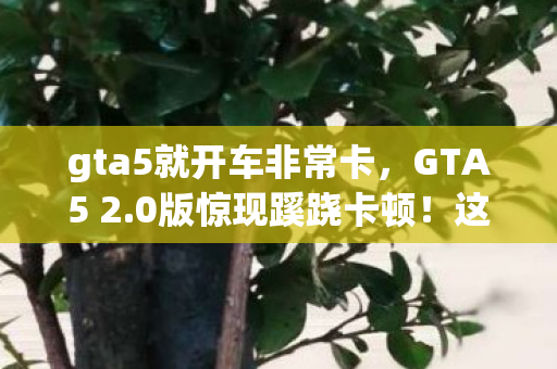 gta5就开车非常卡,GTA5 2.0版惊现蹊跷卡顿!这波操作太离谱了! gta5就开车非常卡,GTA5 2.0版惊现蹊跷卡顿!这波操作太离谱了!