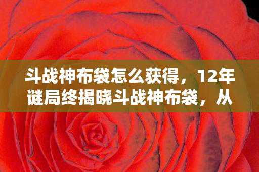 斗战神布袋怎么获得,12年谜局终揭晓斗战神布袋,从巅峰到隐秘,泪目见证传奇落幕 斗战神布袋怎么获得,12年谜局终揭晓斗战神布袋,从巅峰到隐秘,泪目见证传奇落幕