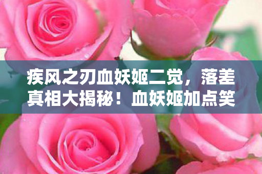 疾风之刃血妖姬二觉，落差真相大揭秘！血妖姬加点笑中带泪，笑着笑着就哭了
