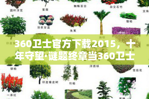 360卫士官方下载2015,十年守望·谜题终章当360卫士图标暗下时,我的青春也黑屏了 360卫士官方下载2015,十年守望·谜题终章当360卫士图标暗下时,我的青春也黑屏了