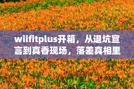 wiifitplus开箱,从退坑宣言到真香现场,落差真相里笑着笑着就哭了 wiifitplus开箱,从退坑宣言到真香现场,落差真相里笑着笑着就哭了