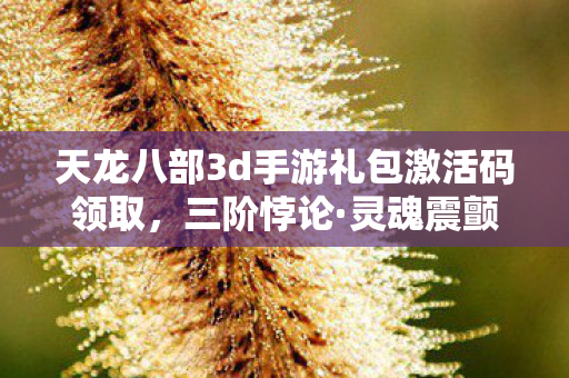 天龙八部3d手游礼包激活码领取，三阶悖论·灵魂震颤抽卡即枷锁？天龙八部3D手游的自由审判场