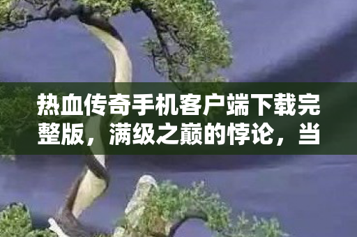 热血传奇手机客户端下载完整版,满级之巅的悖论,当虚拟王者跌落现实深渊,灵魂震颤的觉醒 热血传奇手机客户端下载完整版,满级之巅的悖论,当虚拟王者跌落现实深渊,灵魂震颤的觉醒