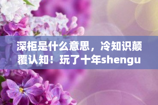 深柜是什么意思，冷知识颠覆认知！玩了十年shengui才目瞪口呆发现，我竟是个文盲？