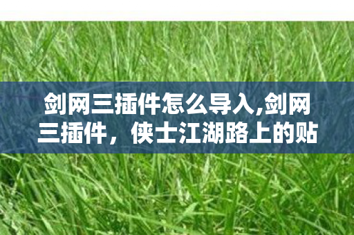 剑网三插件怎么导入,剑网三插件,侠士江湖路上的贴心同行者 剑网三插件怎么导入,剑网三插件,侠士江湖路上的贴心同行者