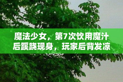 魔法少女,第7次饮用魔汁后蹊跷现身,玩家后背发凉,这根本不是游戏! 魔法少女,第7次饮用魔汁后蹊跷现身,玩家后背发凉,这根本不是游戏!