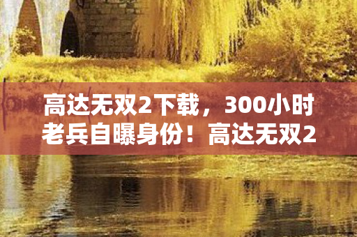 高达无双2下载,300小时老兵自曝身份!高达无双2里藏着多少玩家的孤独与热血? 高达无双2下载,300小时老兵自曝身份!高达无双2里藏着多少玩家的孤独与热血?