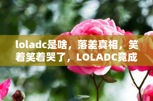 loladc是啥,落差真相,笑着笑着哭了,LOLADC竟成三烂代名词? loladc是啥,落差真相,笑着笑着哭了,LOLADC竟成三烂代名词?