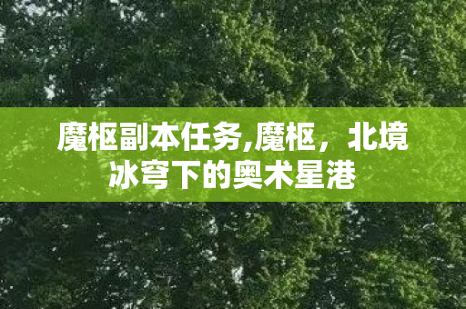 魔枢副本任务,魔枢,北境冰穹下的奥术星港 魔枢副本任务,魔枢,北境冰穹下的奥术星港
