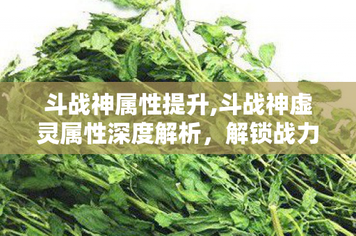 斗战神属性提升,斗战神虚灵属性深度解析,解锁战力跃升的核心成长路径 斗战神属性提升,斗战神虚灵属性深度解析,解锁战力跃升的核心成长路径