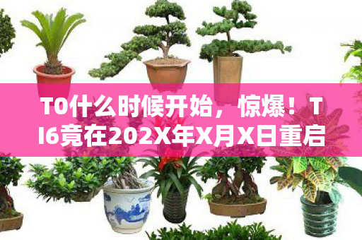 T0什么时候开始,惊爆!TI6竟在202X年X月X日重启?老玩家泪目狂欢! T0什么时候开始,惊爆!TI6竟在202X年X月X日重启?老玩家泪目狂欢!
