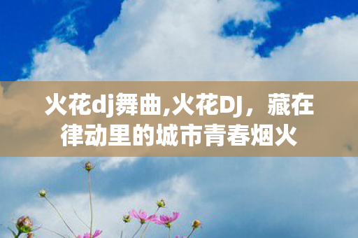 火花dj舞曲,火花DJ，藏在律动里的城市青春烟火