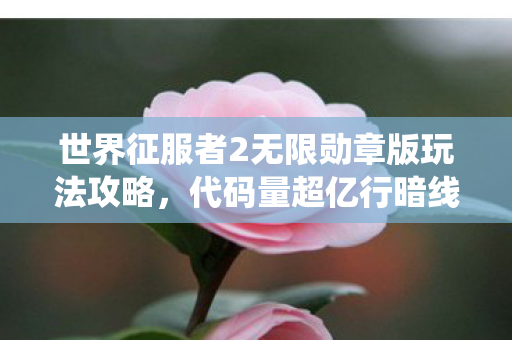 世界征服者2无限勋章版玩法攻略,代码量超亿行暗线交织!世界征服者2勋章系统让玩家头皮发麻 世界征服者2无限勋章版玩法攻略,代码量超亿行暗线交织!世界征服者2勋章系统让玩家头皮发麻